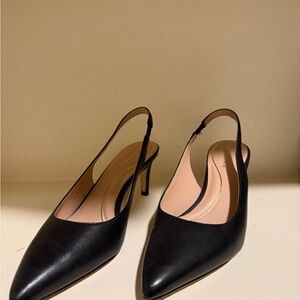 Cole Haan Black Slingback Heels